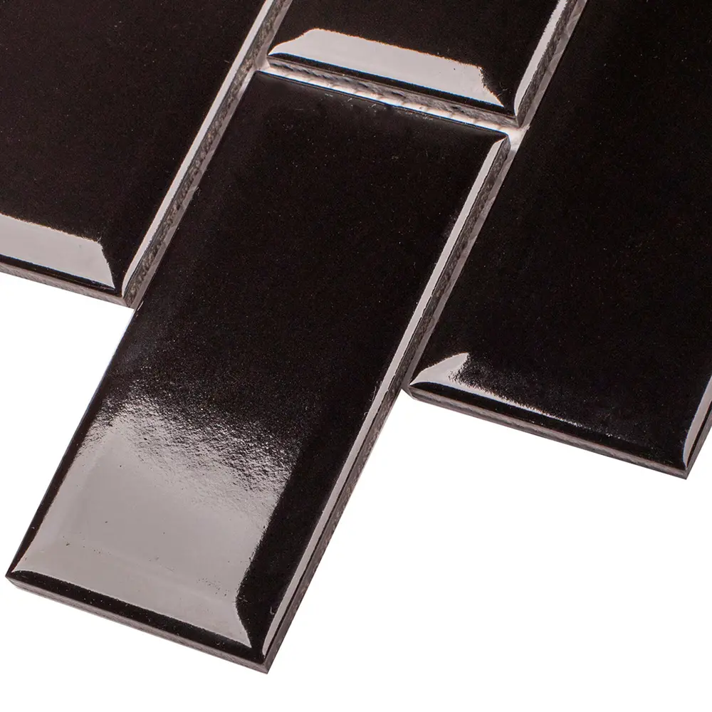 Мозаика керамическая Smart Mosaic Homework Metro Black Glossy 28.8x29.4 см цвет черный STLM-2139492 - Вид №3