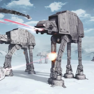 8-481-STAR-WARS-Battle-of-Hoth Фотообои Komar Disney 2.54х3.68 м