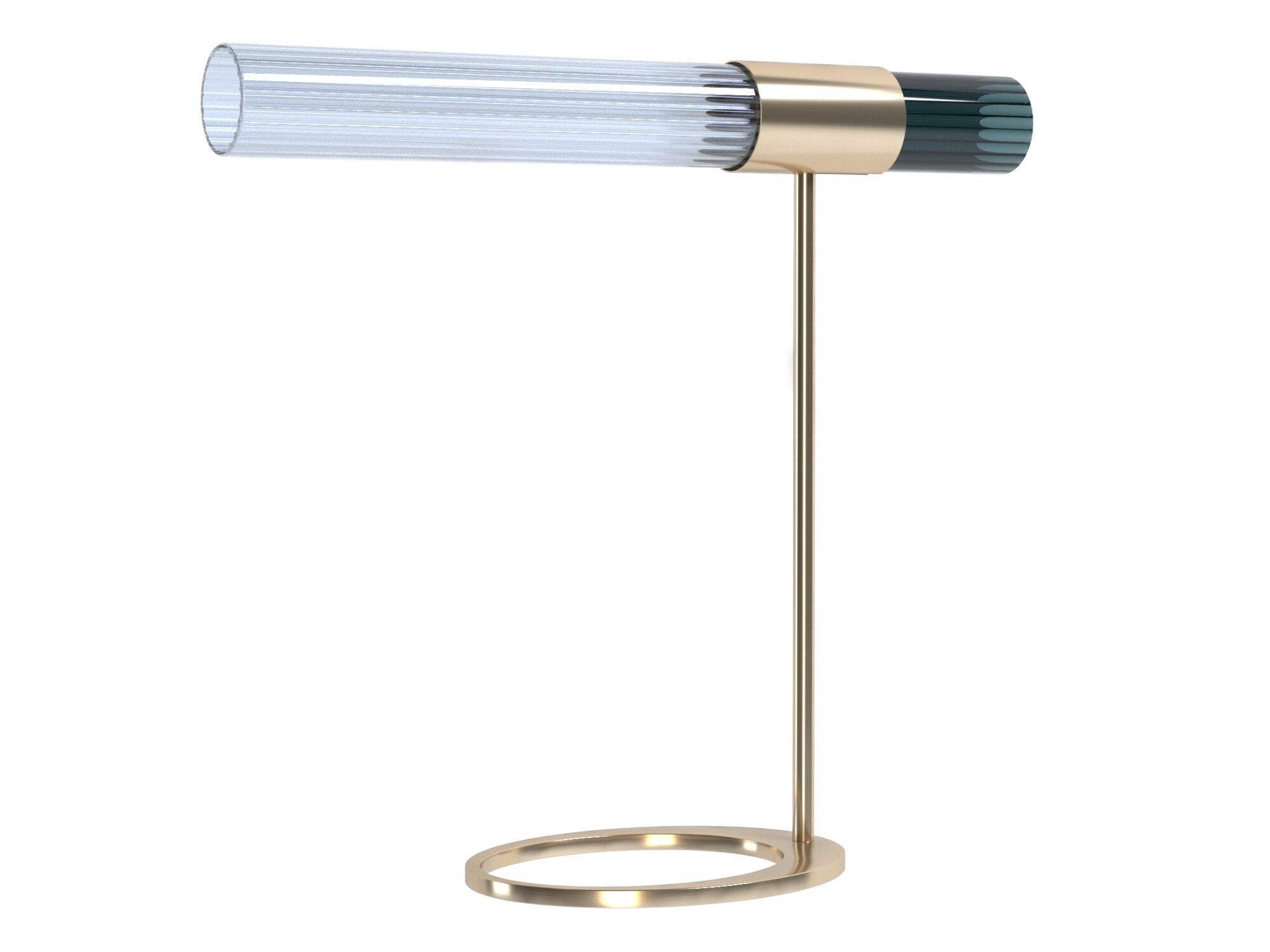 Светодиодная настольная лампа из латуни и цветного стекла LUCE TU Sbarlusc ARCH-00072736 - Вид №4