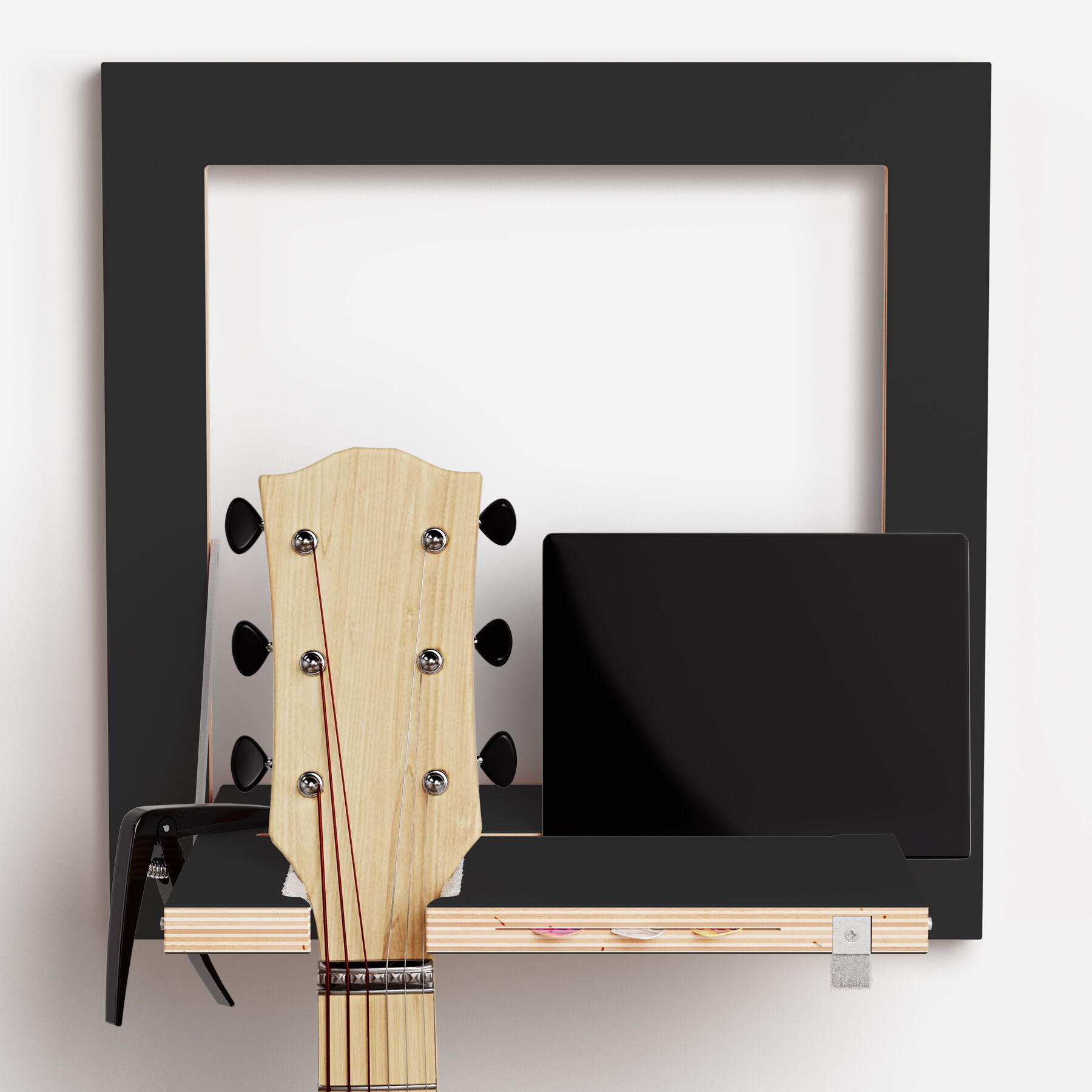 Откидная полка из фанеры AMBIVALENZ Fläpps Guitarhäng 40x40-1 ARCH-00020843