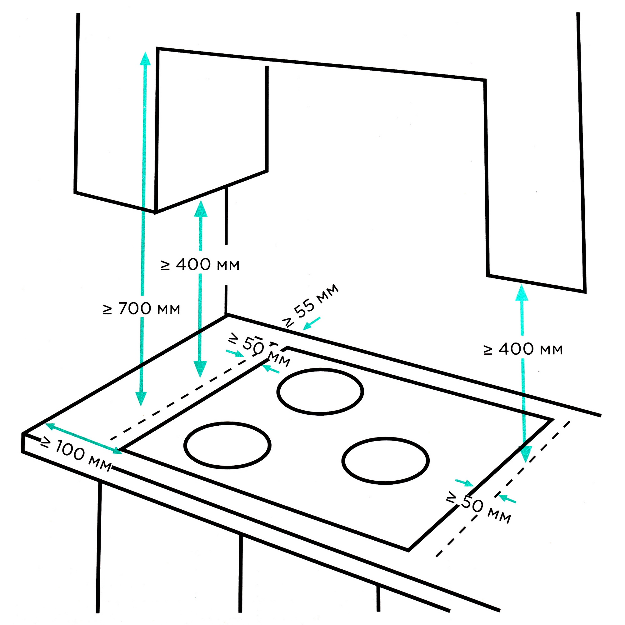 5492124 Газовая варочная поверхность Eigen GH-45M1MT STDN-0071399 - Вид №6
