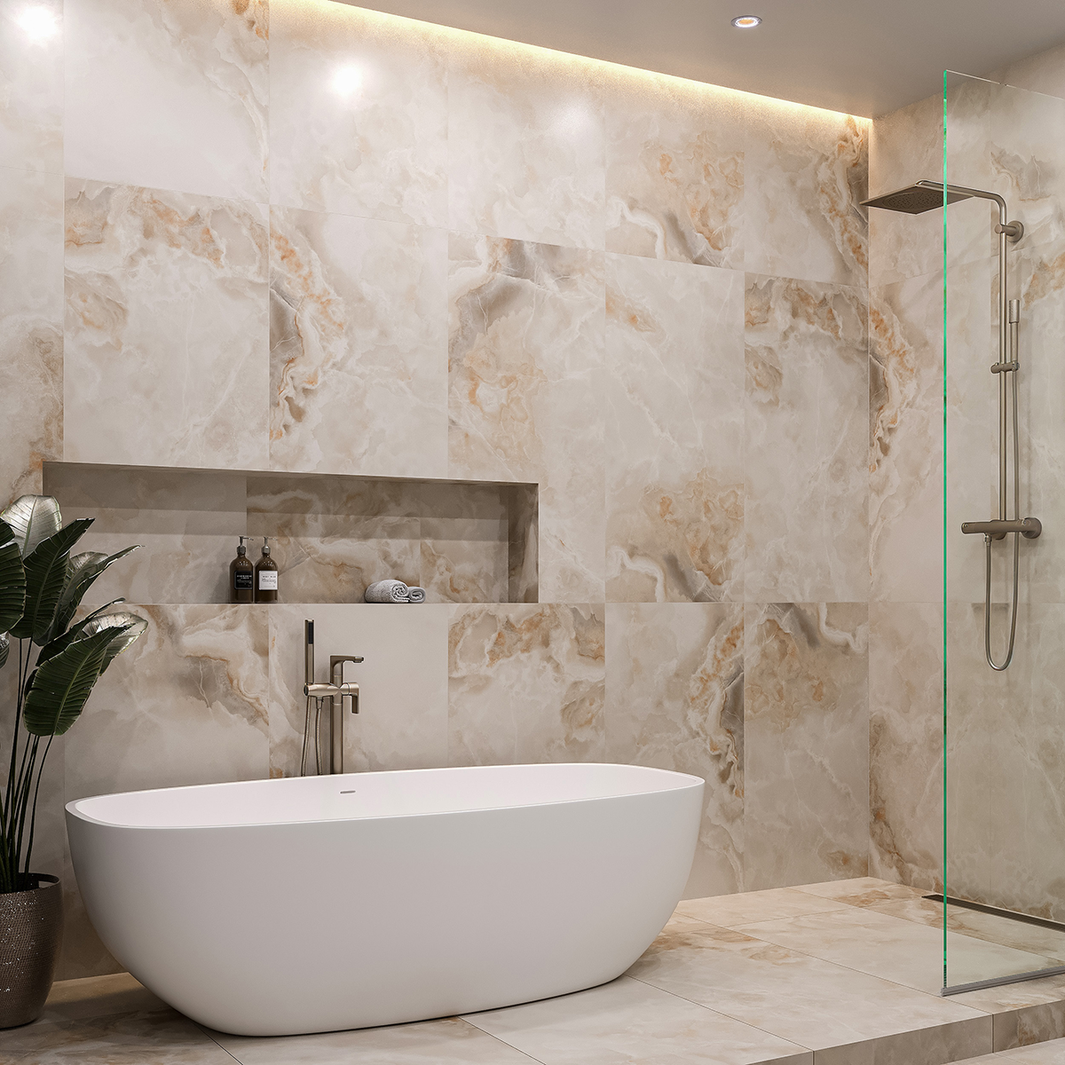 Керамогранит HELIOS BEIGE 60х120 Arcadia Ceramica SM1002-A 