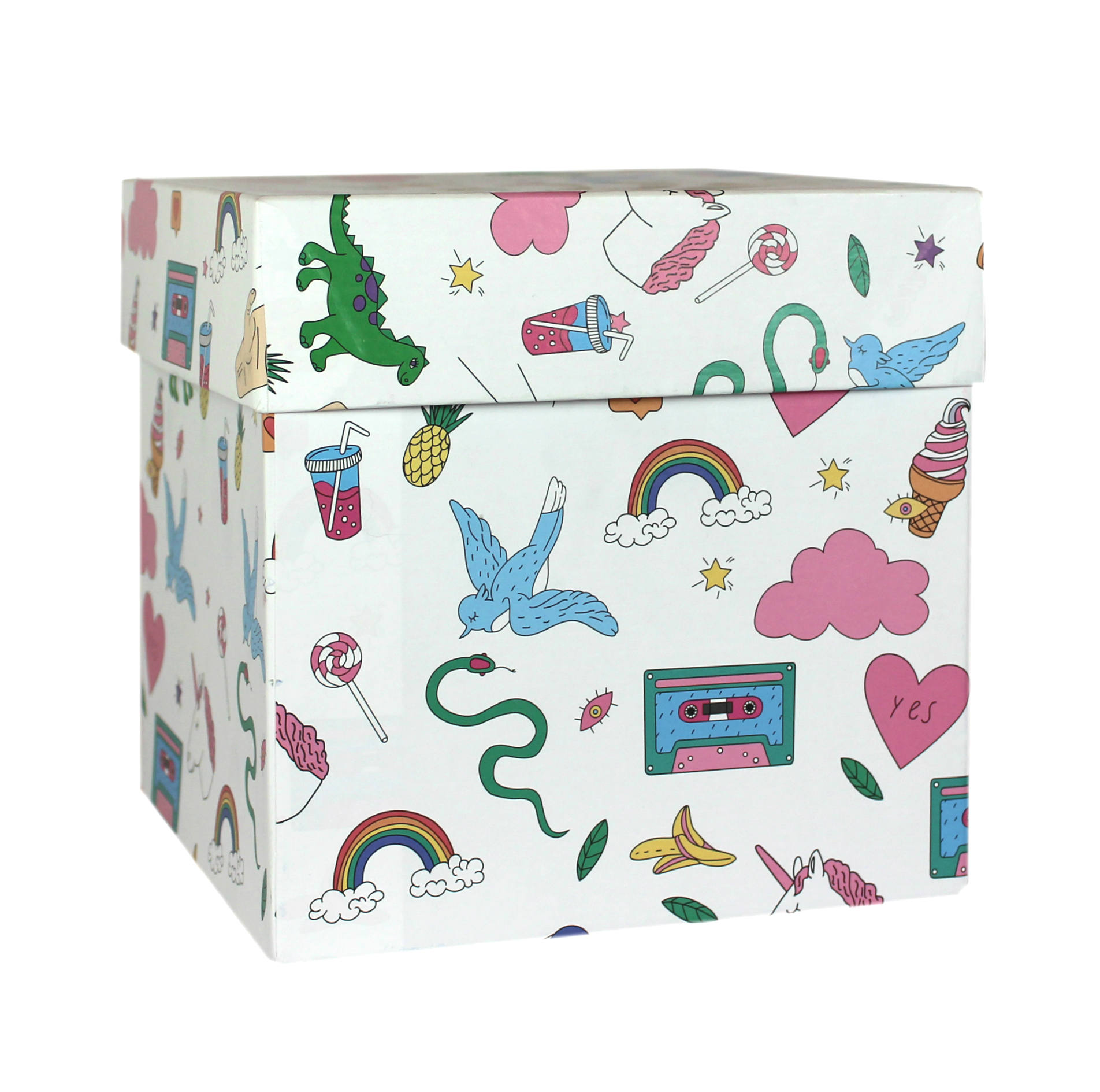 510537 Коробка подарочная "Фан", 19 х 19 х 19 см Santreyd 