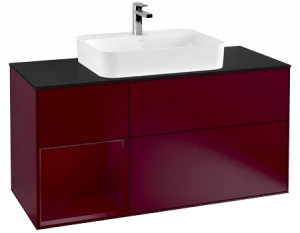 Villeroy&Boch Тумба под раковину Прямоугольная версия F412HBHB Finion Peony Matt Lacquer