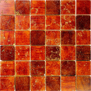 Декоративная мозаика CTL-3-5-305x305 30.5x30.5см травертин цвет красный SKALINI Castle