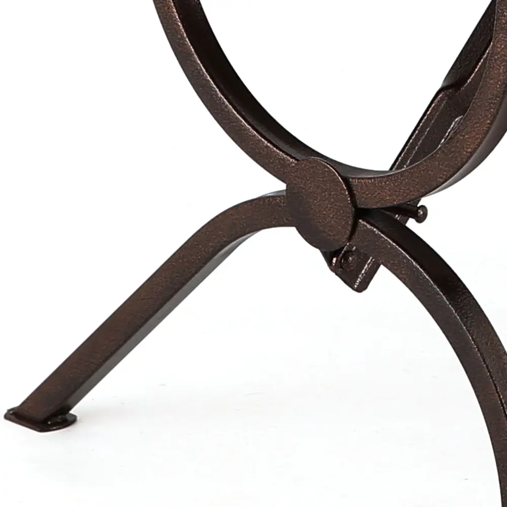 Скамья Naterial Тироль складная 148х35х48 см сталь/дерево темно-коричневая STLM-2139166 - Вид №4