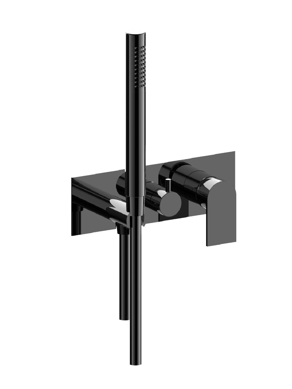 Однорычажный смеситель для душа с ручным душем Rubinetterie Frattini отдельная эстетика ARCH-00087296 - Вид №7