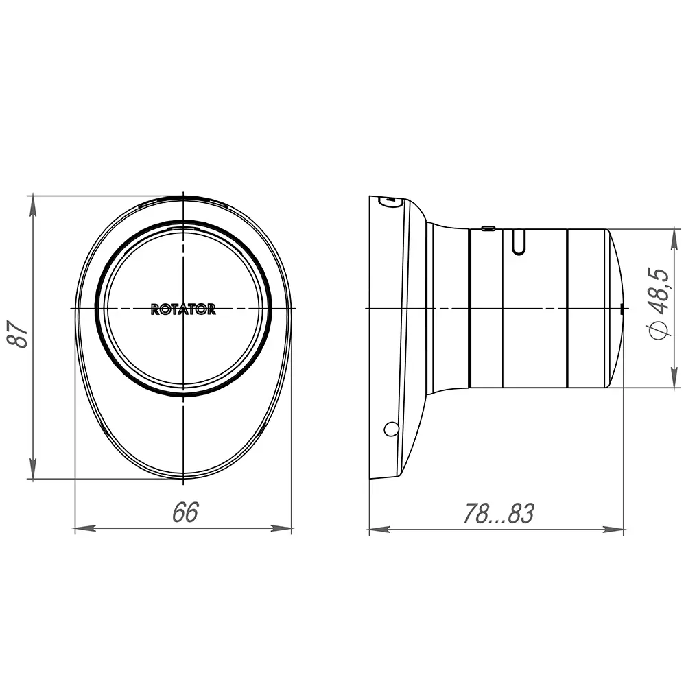 Электронный замок Armadillo Rotator EL. RT01.01 SN Матовый никель