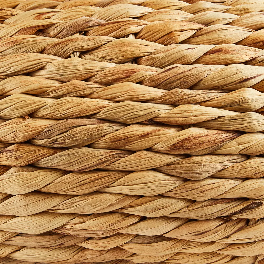 Пуф плетеный лен Atmosphera бежевый d55xh15 см STLM-2017892 - Вид №3