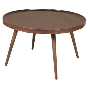 Журнальный столик круглый деревянный Merbau B UNICO  248909 Коричневый