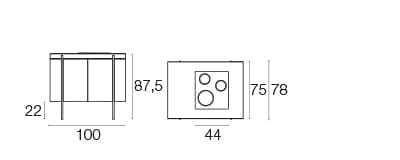 Наружная кухня из алюминия и керамогранита emu Emily ARCH-00064593 - Вид №15