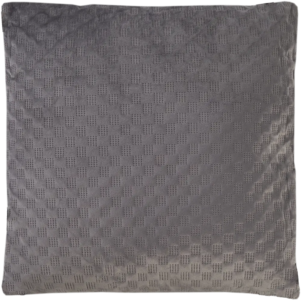 Подушка «Emb Vel Dolce», 40x40 см, цвет серый Atmosphera STLM-2148463