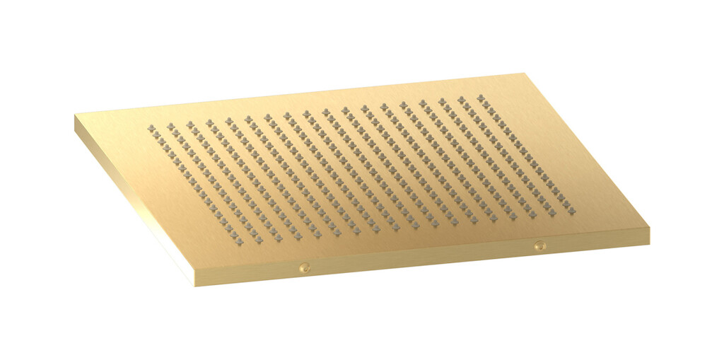 Полувстраиваемая душевая лейка с дождевой струей WE ARE IB av320os Brushed Gold Aqua