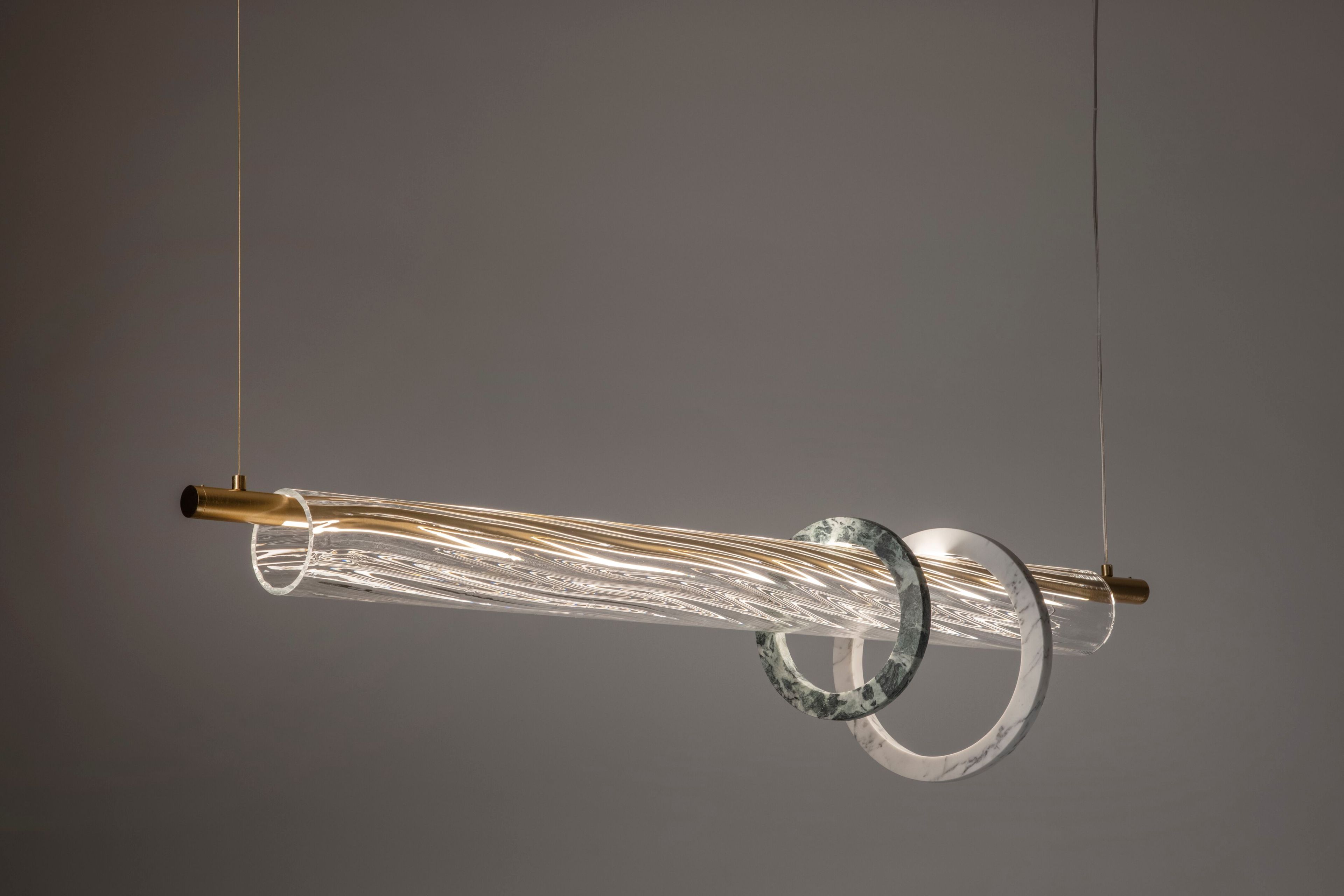 Стеклянный подвесной светильник Patrizia Volpato ORBITE ARCH-00141639 - Вид №2