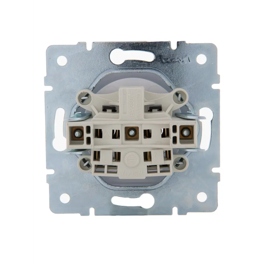 Розетка Lezard Karina без заземления цвет белый STLM-2010925 - Вид №5