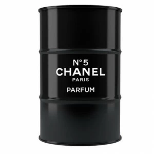 Бочка металлическая декоративная Chanel №5 black L STARBARREL  014404 Черный