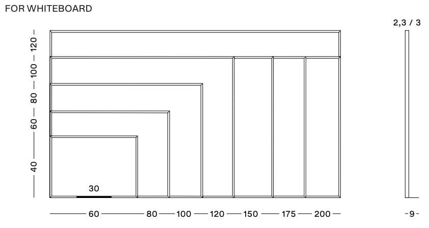 Настенная магнитная офисная доска Made Design SLIM ARCH-00092410 - Вид №9