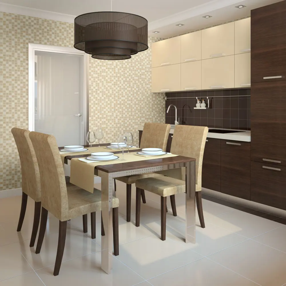 Обои виниловые Палитра Small Tile бежевые 0.53 м 1357-21 STLM-2058114 - Вид №2