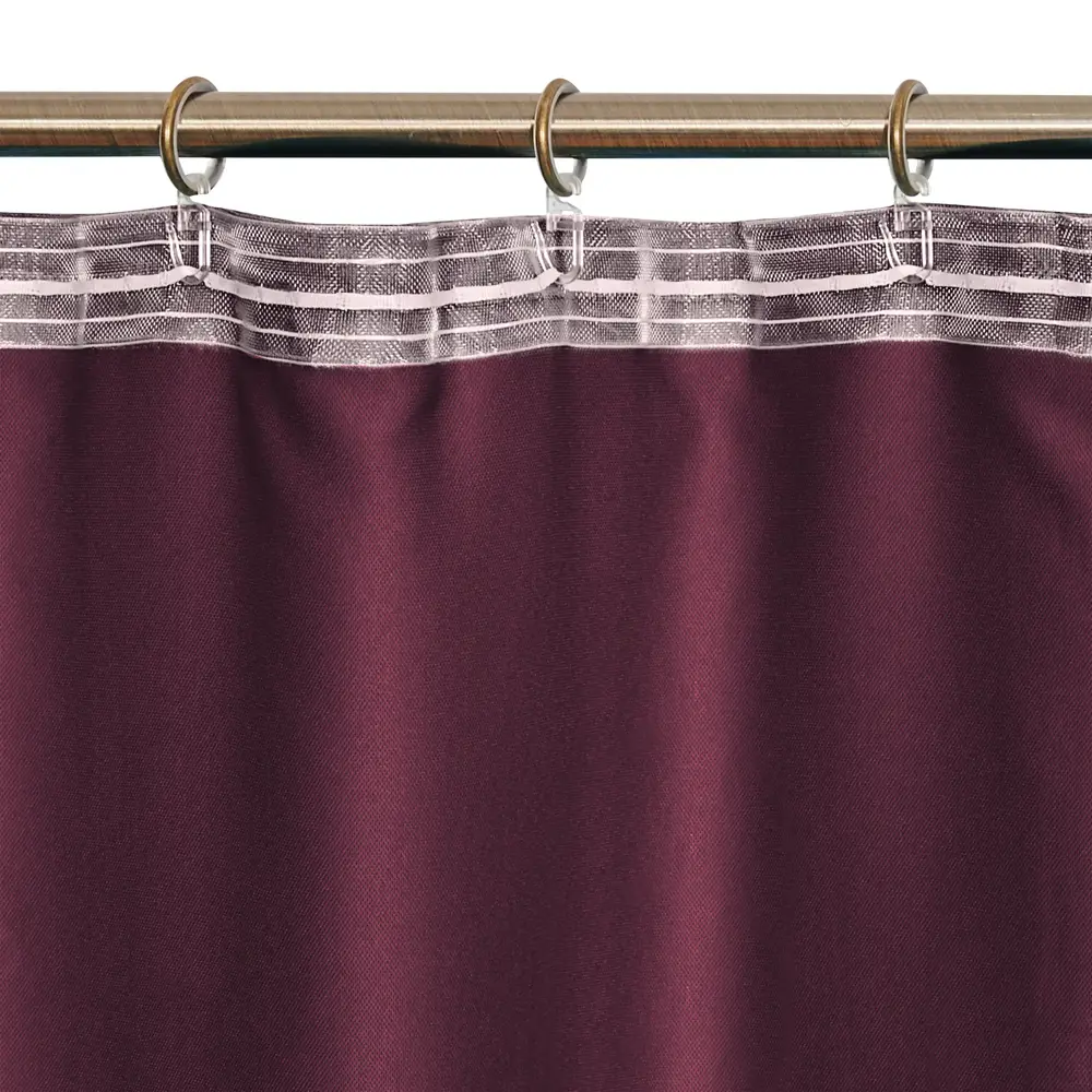 Штора на ленте Рим 160x270 см цвет бордо MIAMOZA STLM-2032449 - Вид №4