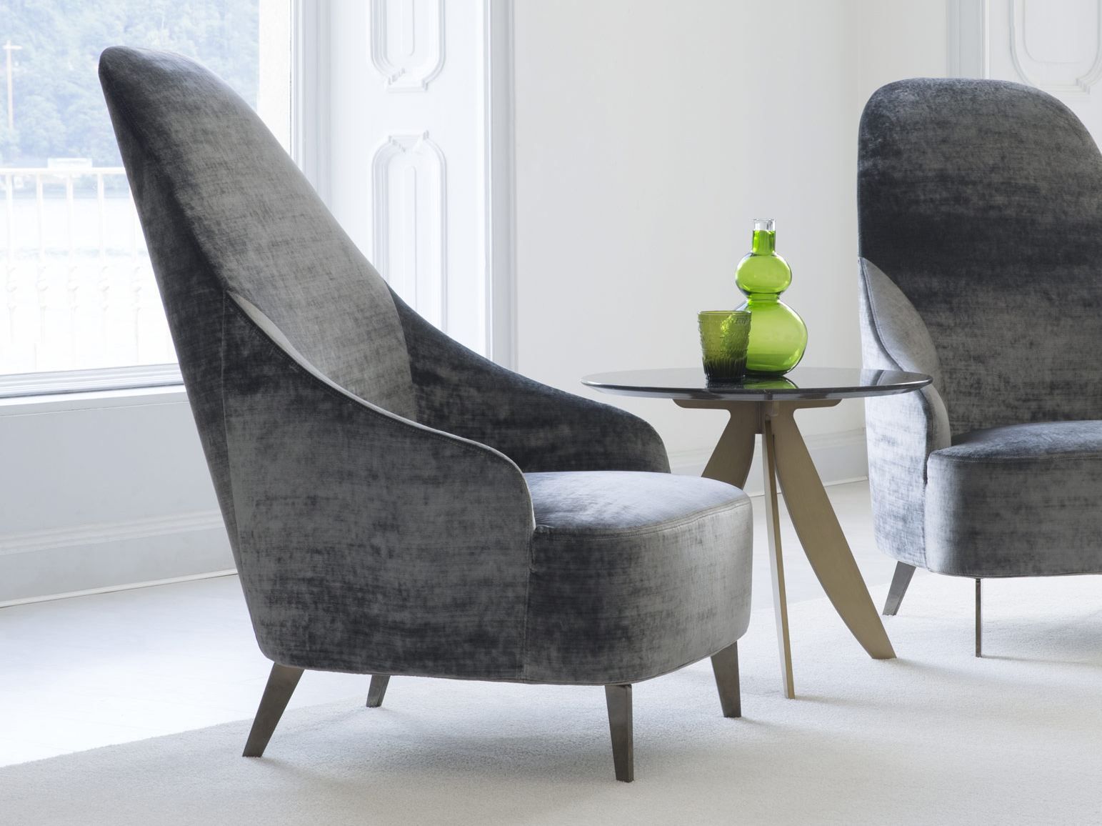 Бархатное кресло BertO VANESSA ARCH-00064865 - Вид №3