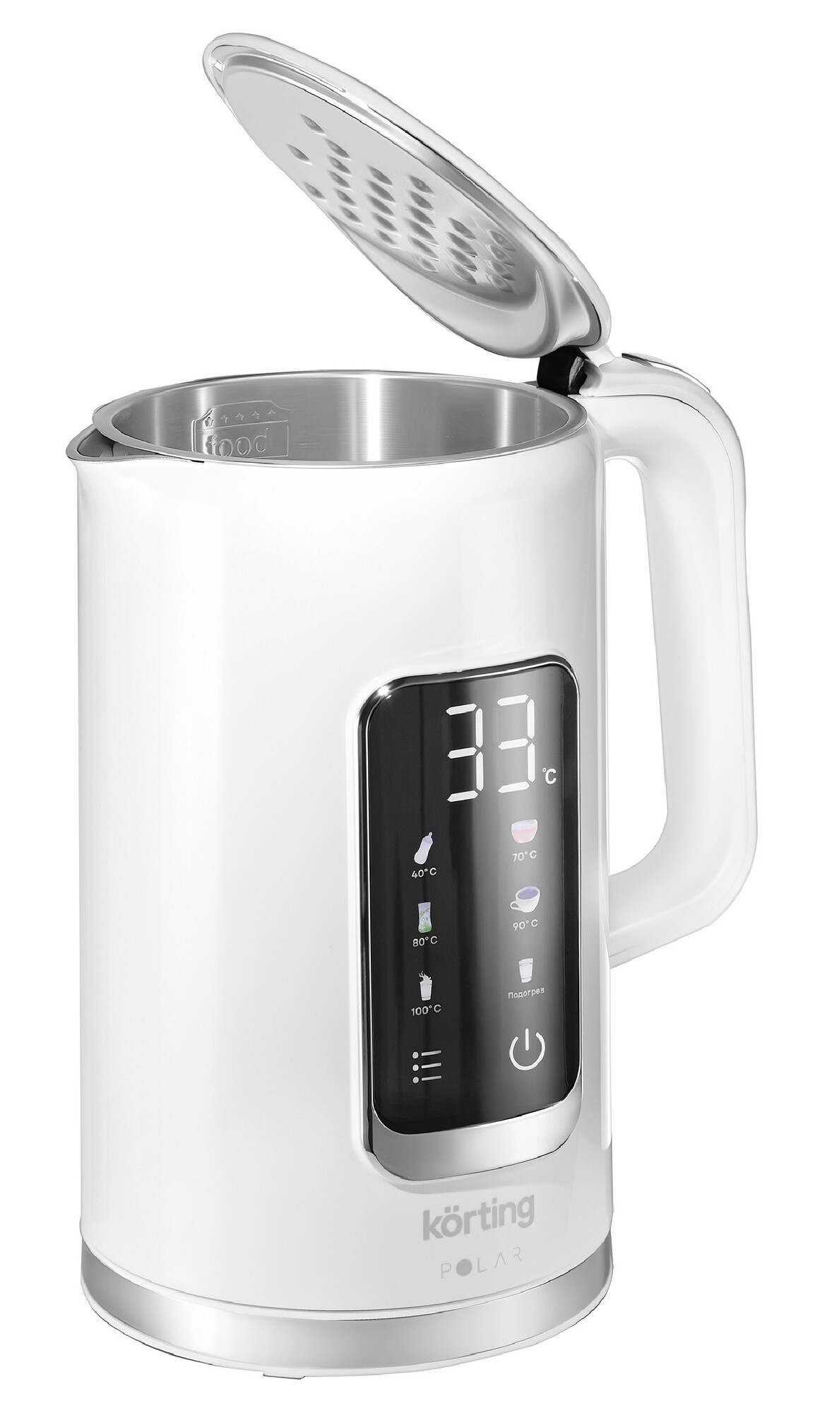 9231947 Электрочайник Korting KWK 0905 Polar белый STDN-0094034 - Вид №1