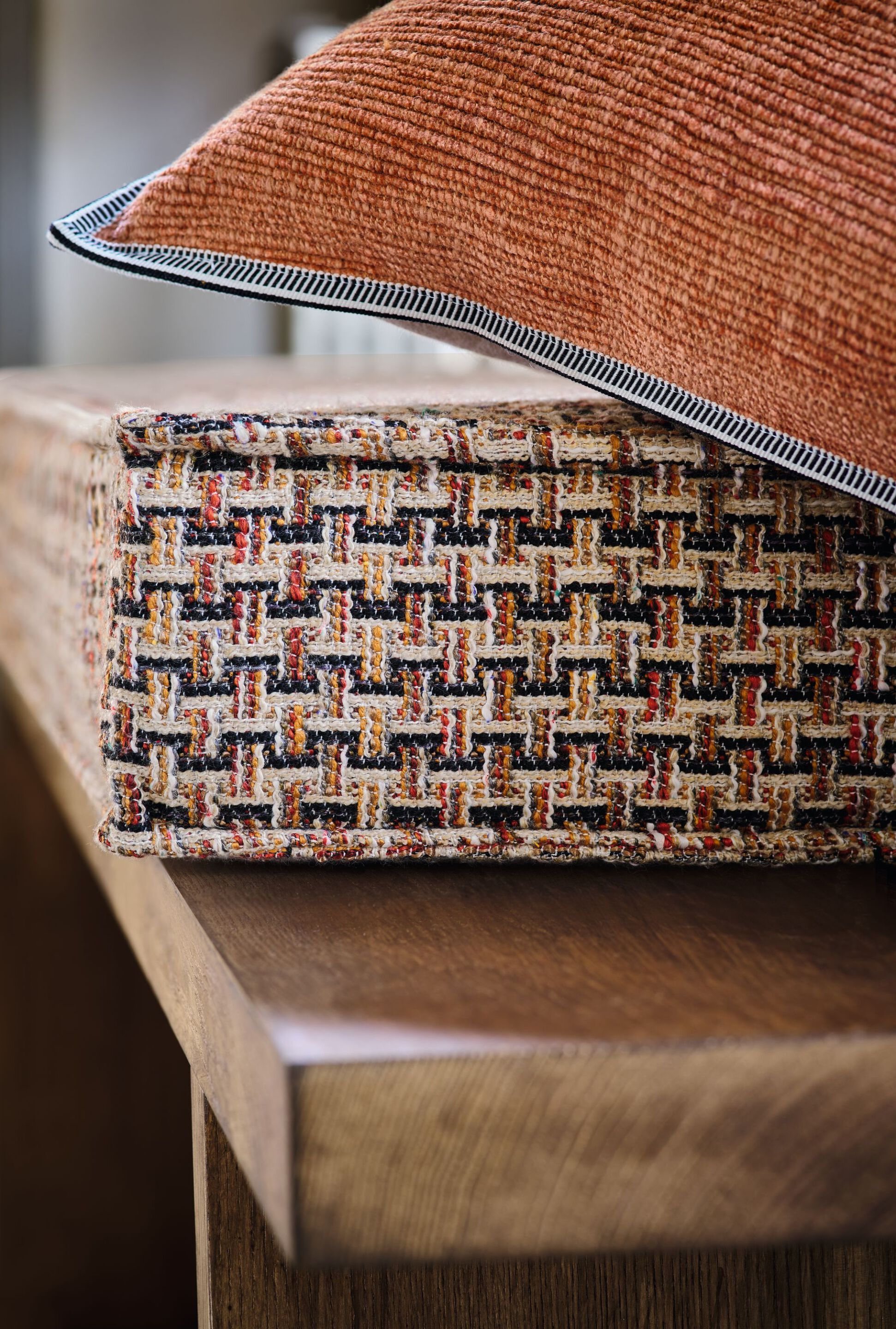 Многоцветная твидовая ткань Casamance Defile ARCH-00065289 - Вид №2