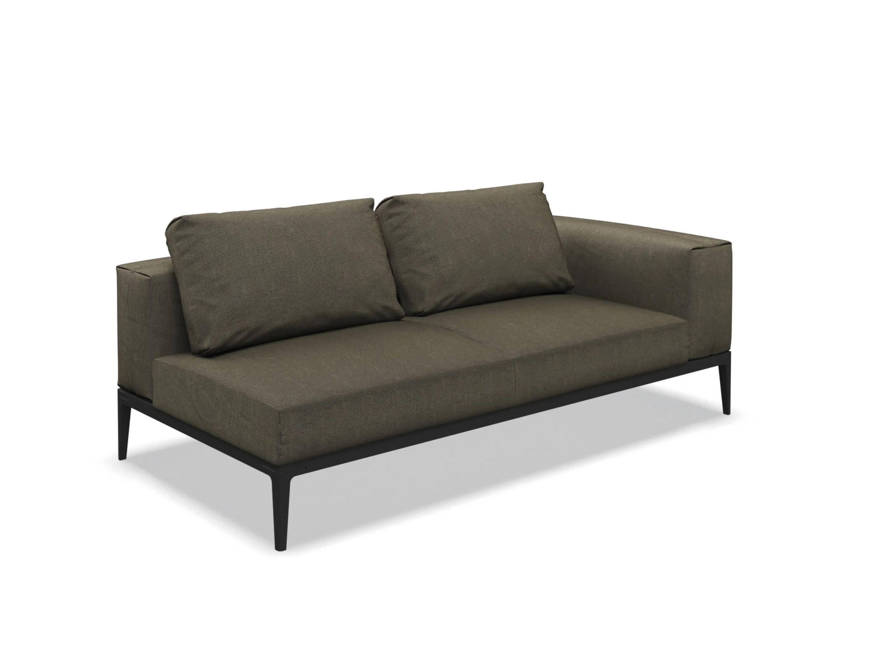 2-местный тканевый модульный садовый диван Gloster сетка ARCH-00041840 - Вид №1