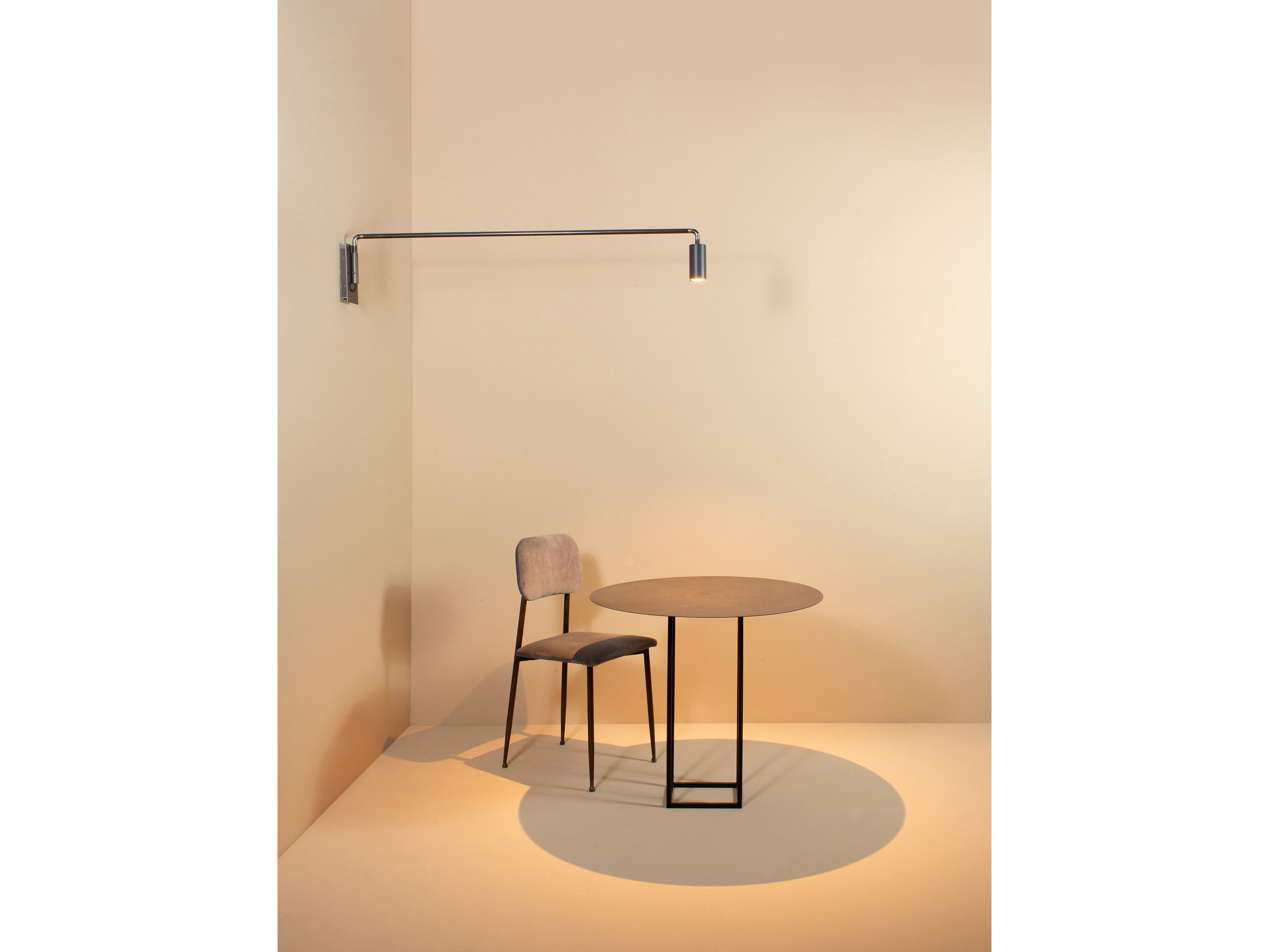 Регулируемая железная настенная лампа Renzo Serafini CANNA DA PESCA CON BICCHIERE ARCH-00094381 - Вид №1