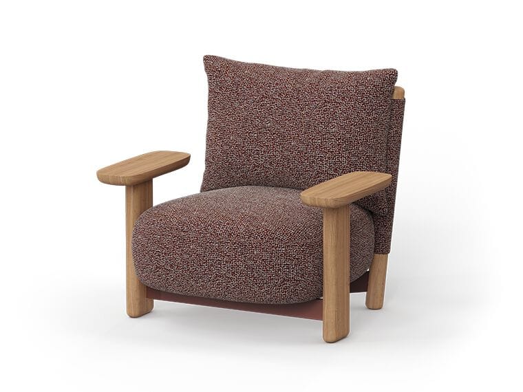 Тканевое садовое кресло с подлокотниками Vondom Milos ARCH-00031599 - Вид №1