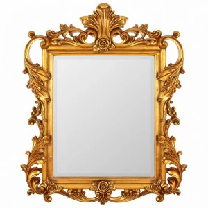 Зеркало настенное 83х65 см античное золото Juno Gold ART-ZERKALO ДИЗАЙНЕРСКИЕ 00-3884104 Зеркальный;золото