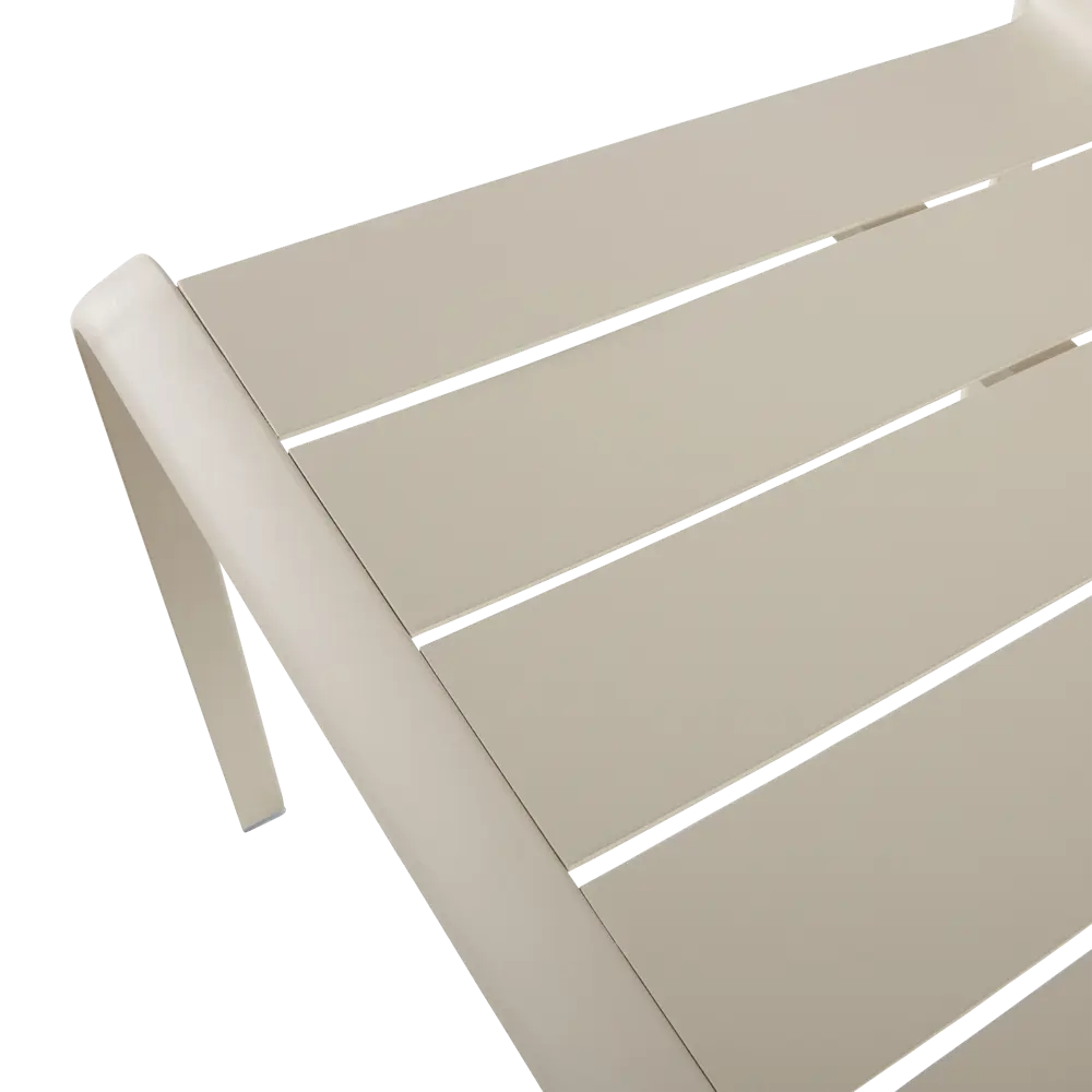 Стул Naterial Idaho 87x52 см алюминий цвет бежевый STLM-2099531 - Вид №6