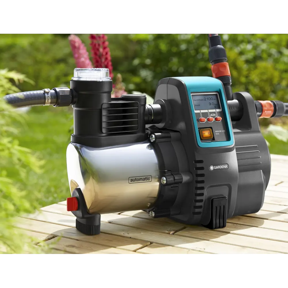 Насос садовый поверхностный Gardena 6000/6 LCD inox STLM-2137871 - Вид №16