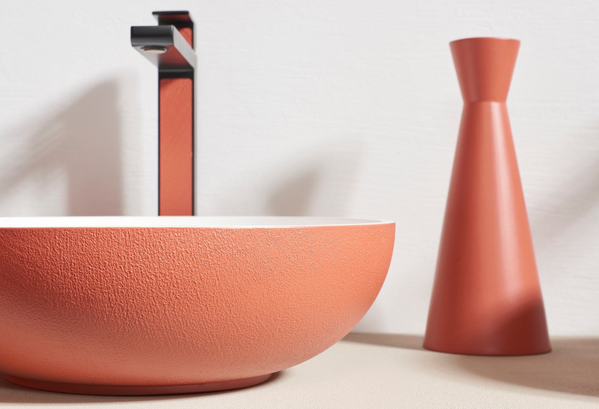 Одинарный круглый умывальник из Акрона© Acquabella On top ARCH-00059395 - Вид №3