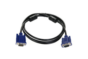 16171015 Соединительный кабель SVGA (15M/15M) 1,8m 2 фильтра QCG120H-1.8M TV-COM