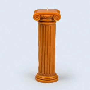 Свеча высокая оранжевая Hestia Column DOIY  253255 Оранжевый