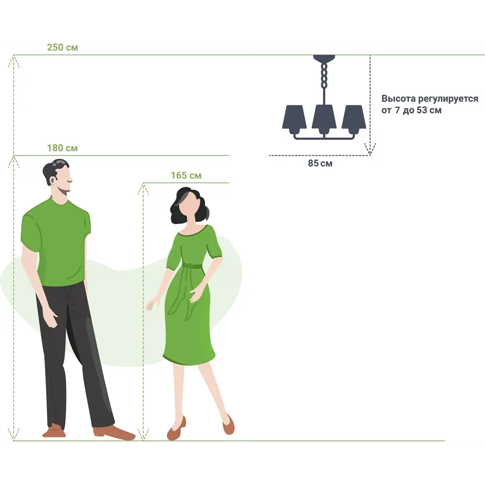 Люстра хрустальная подвесная Helda 8 ламп Е14 цвет бронза LAMPLANDIA STLM-2188048 - Вид №3