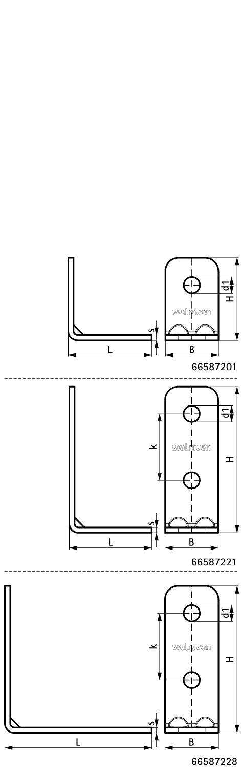 66587201 BIS Strut Stainless Steel Angle Connector 90° для создания конструкций из профиля Strut walraven  - Вид №1