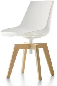 MDF Italia Вращающийся садовый стул на жердочке из поликарбоната Flow