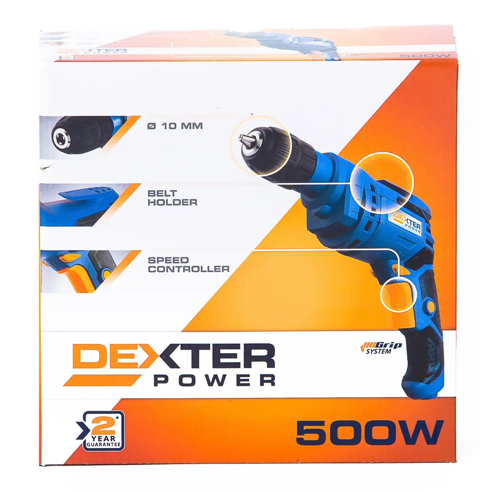Дрель Dexter Power PC500HD, 500 Вт STLM-2127384 - Вид №4