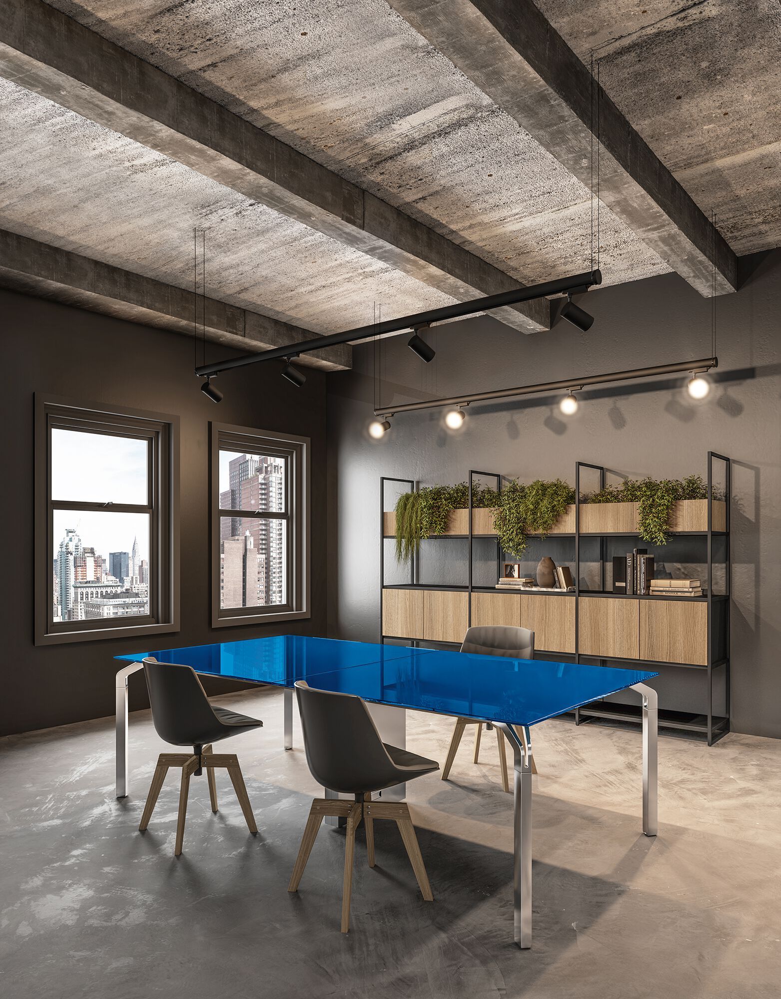 Стол / Стол для совещаний из лакированного стекла About Office йога ARCH-00041380 - Вид №5