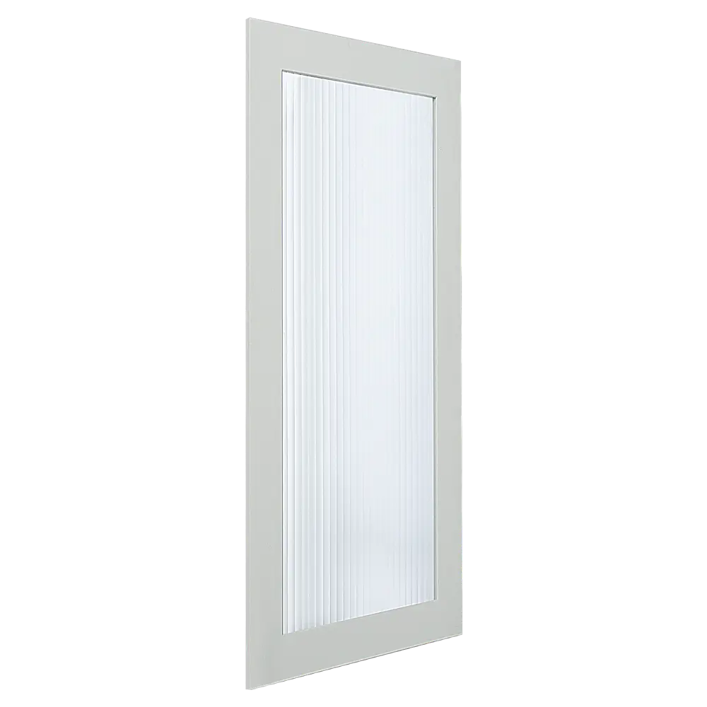 Фасад-витрина Кинель от KONSENSA - серо-зеленый массив ясеня 39.7x102.1 см 89398727 STLM-1566492 - Вид №1