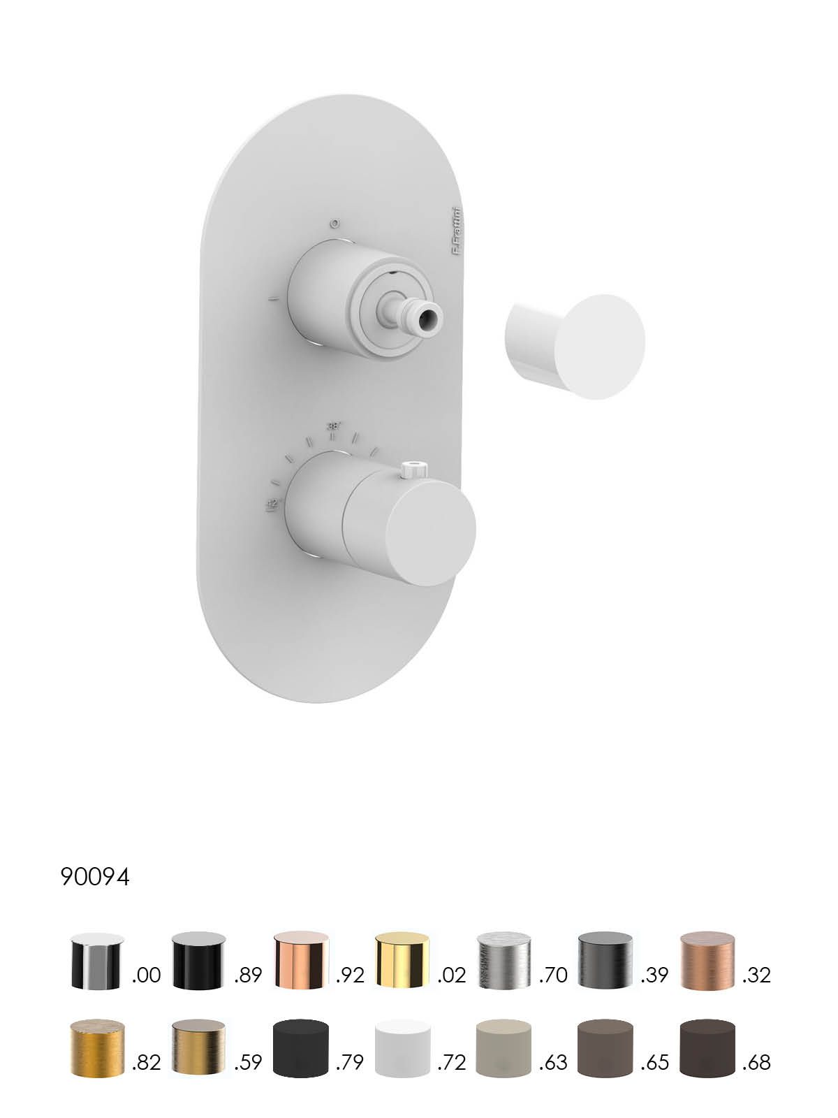 Термостатический встраиваемый смеситель для душа Rubinetterie Frattini душевые кабины ARCH-00034873 - Вид №17