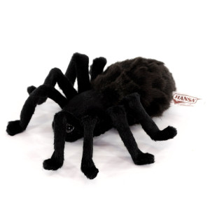 Реалистичная мягкая игрушка 4729 Паук тарантул чёрный 19 см HANSA CREATION