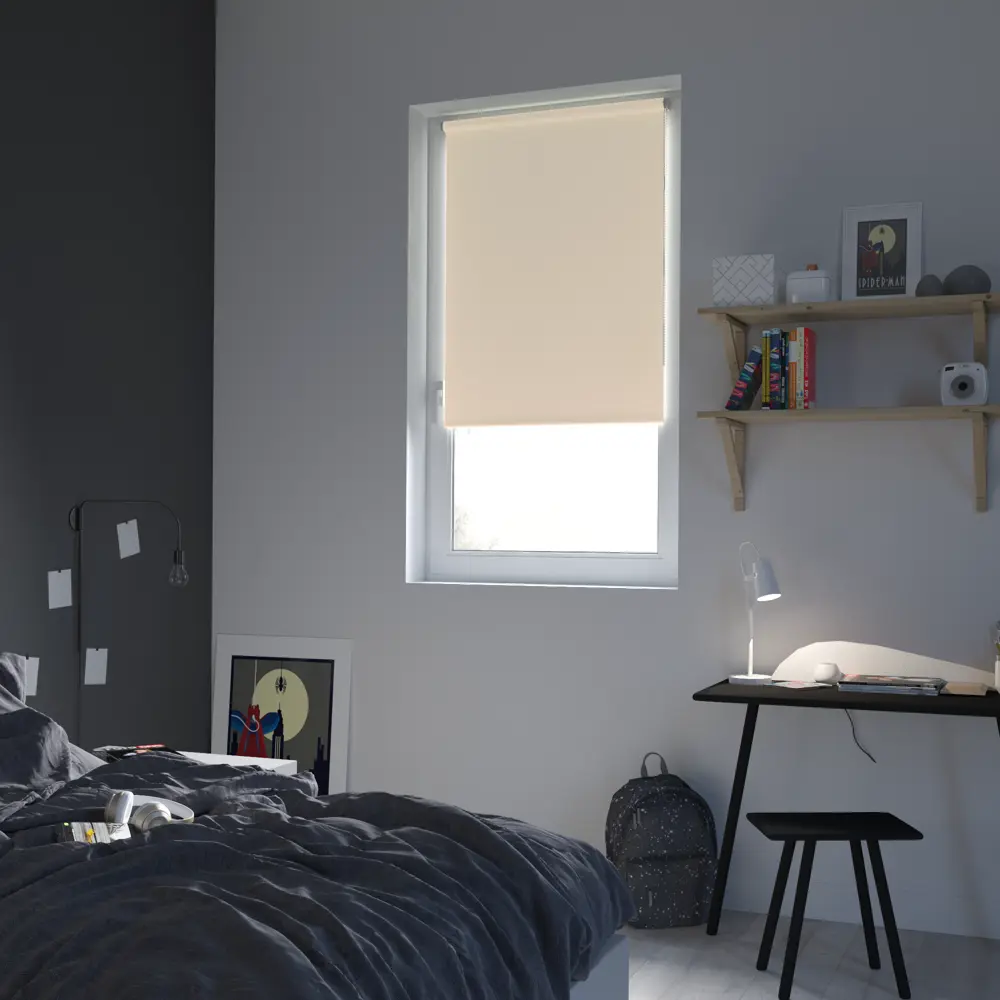 Штора рулонная блэкаут Inspire Belem 40x160 см светло-бежевая Trench 6 STLM-2120220 - Вид №8