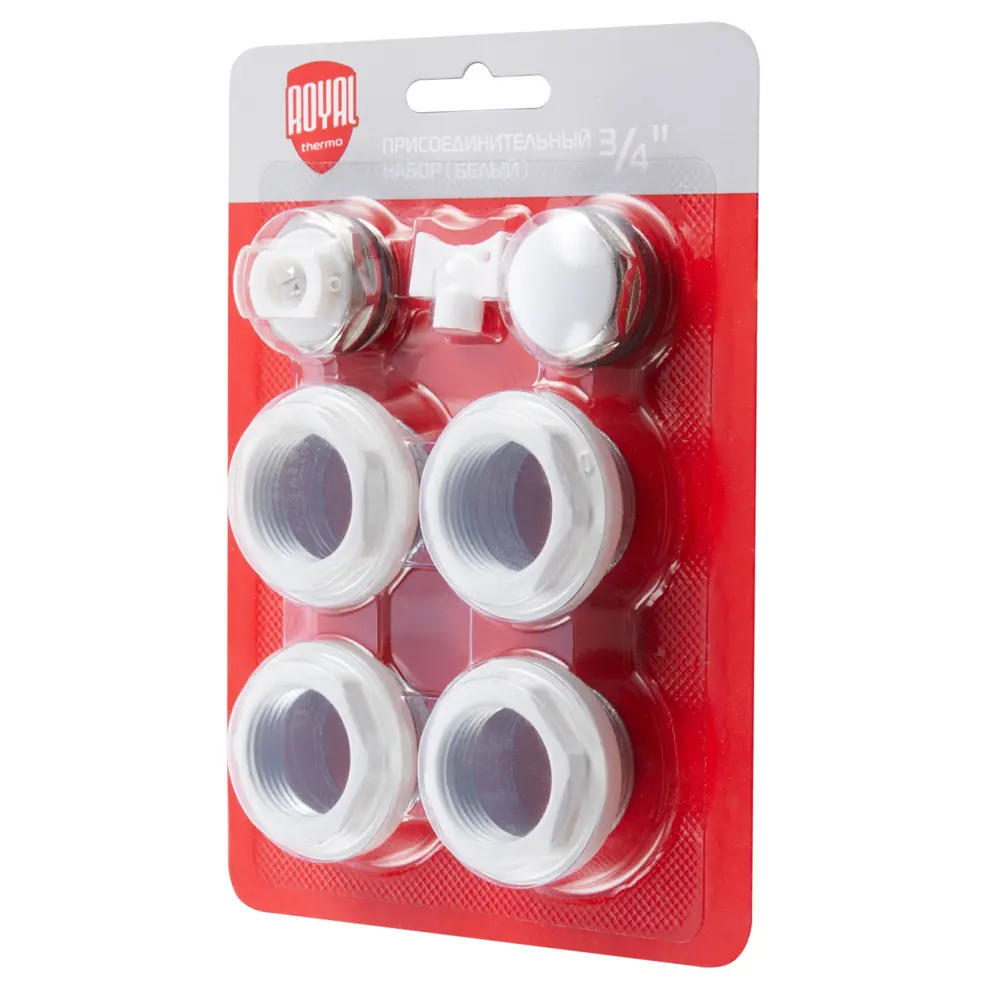 Монтажный комплект для радиатора Royal Thermo 3/4" сталь белый 7 шт STLM-2200650 - Вид №1