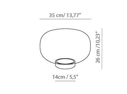 Светодиодная настольная лампа из дутого стекла Tooy Legier ARCH-00033296 - Вид №8