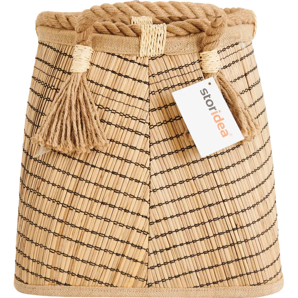 Корзина Storidea 29x22x29 см пальмовое волокно цвет бежевый STLM-2023659 - Вид №4