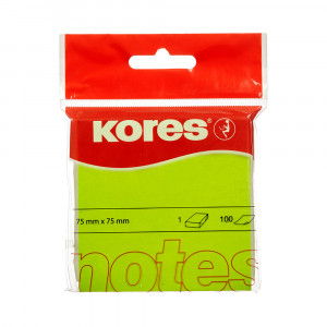 330458 Бумага для заметок зеленая в блоке ( 7.5х7.5 см) 100 л. Kores