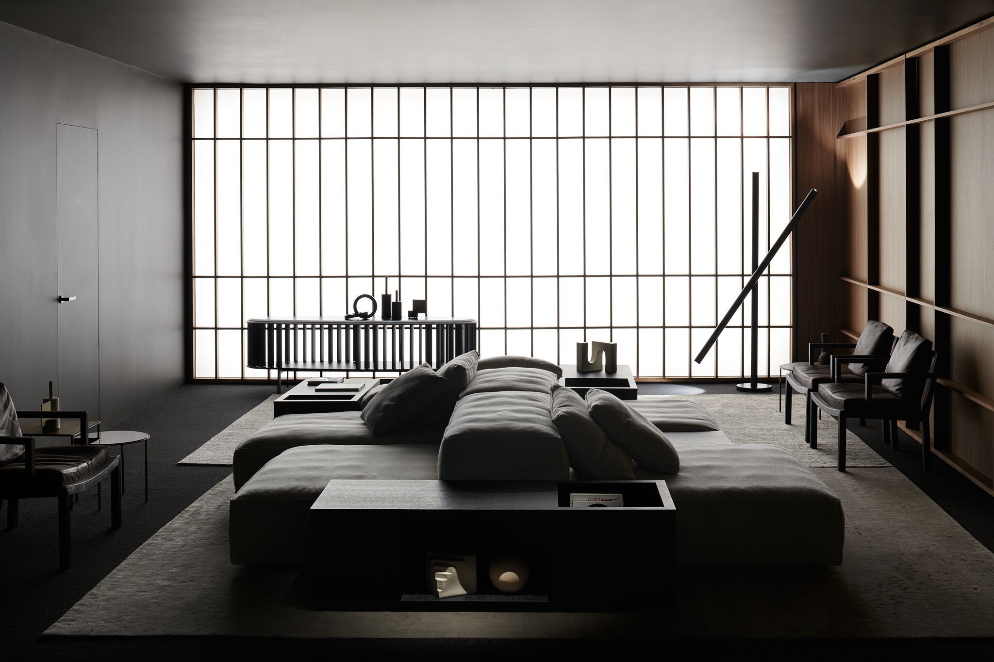 Журнальный столик из МДФ с отсеком для хранения Living Divani Extrasoft ARCH-00123913 - Вид №6