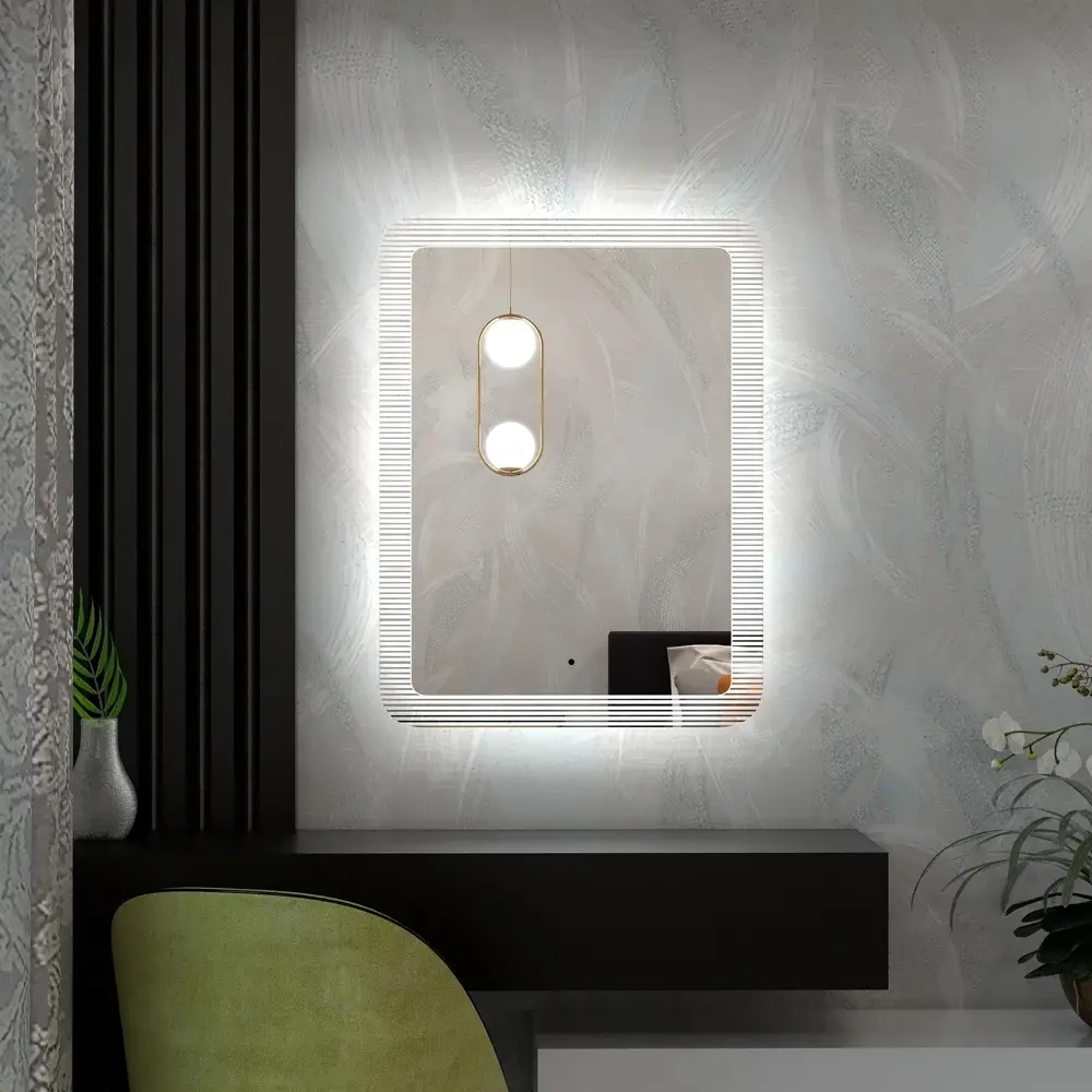 Зеркало для ванной Fresh с подсветкой 60x80 см 83569456 STLM-2155791 Santreyd